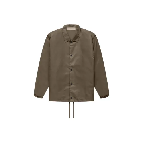 Fear Of God Essentials Куртка Мужская Древесно-Кофейного Цвета