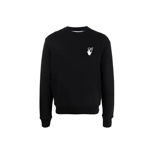 Off Белый FW21 Черный Мужские Толстовки
