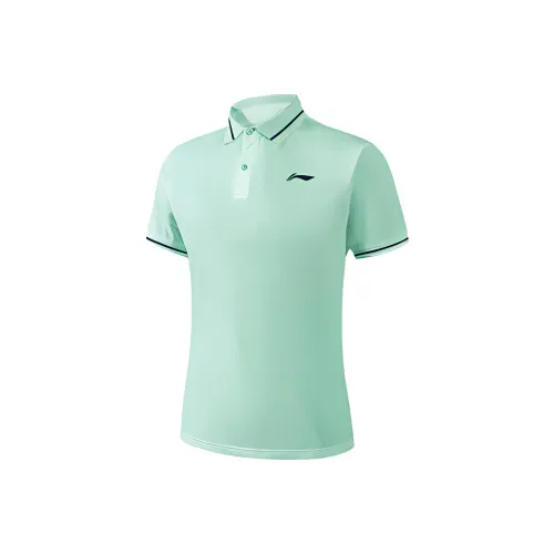 LINING Поло Мужское Свежий Зеленый