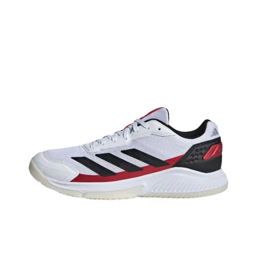 Adidas Crazyquick Padel Slip Resistant Abrasion Resistant Низкий Топ Кроссовки для тенниса Унисекс Белый