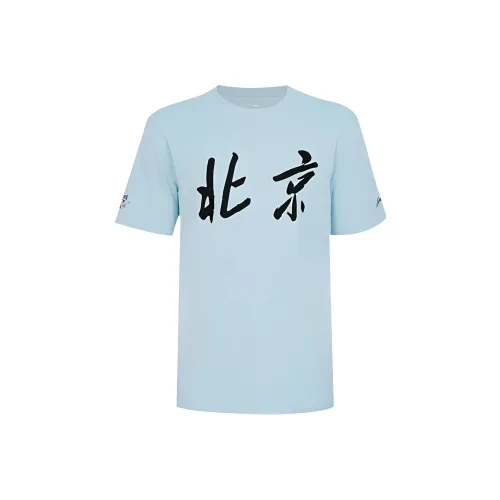 LINING Синий Мужской T-Рубашки