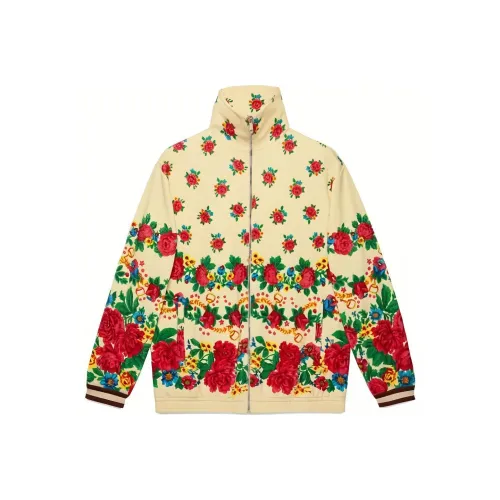 GUCCI FW22 Куртки и пальто Мужской Бежевый Желтый