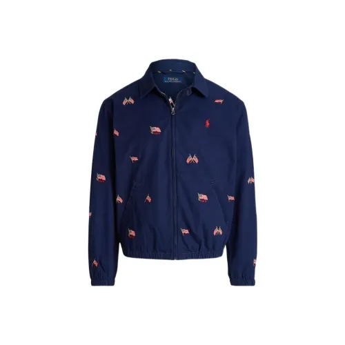 Polo Ralph Lauren Темно-синие мужские куртки