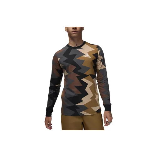 Jordan Flight Коричневый Мужской T-Рубашки