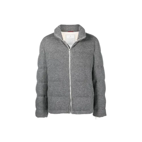 BRUNELLO CUCINELLI Серый Мужской Куртки