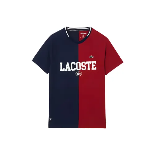 LACOSTE x Daniil Medvedev T-Shirt Мужская Морской Синий