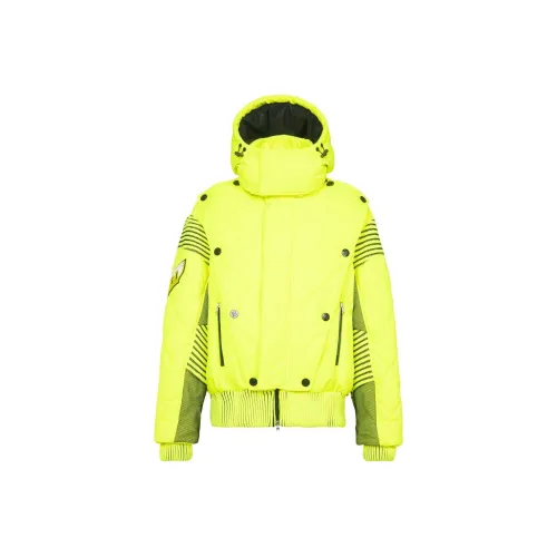 BALMAIN Неоновый зеленый Мужские куртки