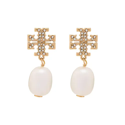 Tory Burch Металлические Серьги Золотые Женские