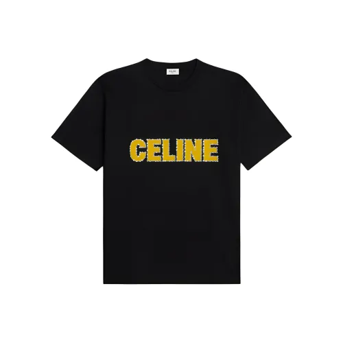 Celine Мужские черные T-рубашки