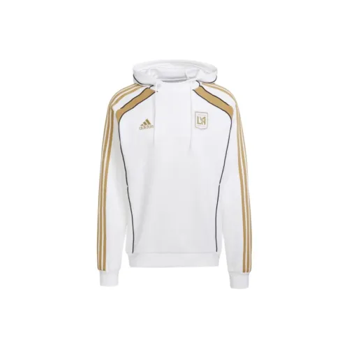 Adidas Los Angeles FC UBP Travel Hoodie Sweatshirt Men's White