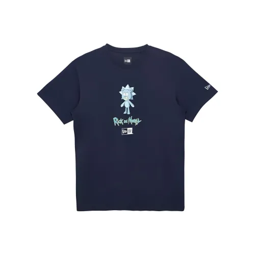 New Era New Era X Rick And Morty Co TITLED SERIES Темно-синий Унисекс T Рубашки