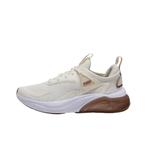 PUMA Cell Thrill Slip Resistant Abrasion Resistant Низкий Топ Беговые кроссовки Женские Белые