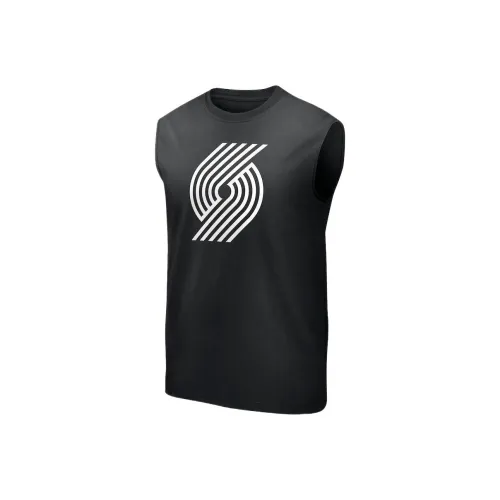 NBA Fanatics Portland Trail Blazers Team Танк Топ Мужской Черный