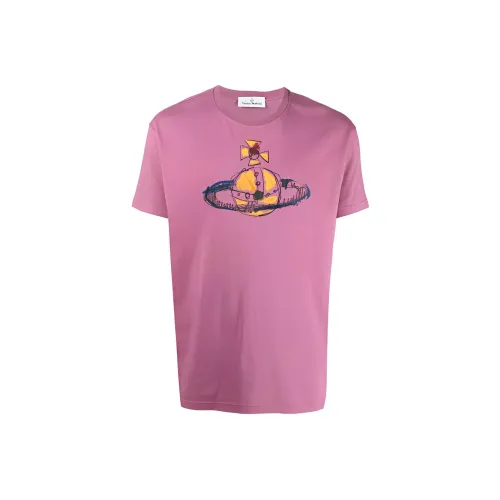 Vivienne Westwood Розовые Мужские T-рубашки