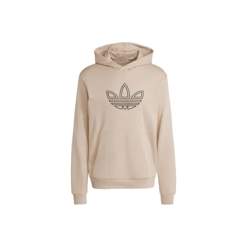 Adidas Originals Trefoil Hoodie FW24 Толстовка Мужская Бежевая