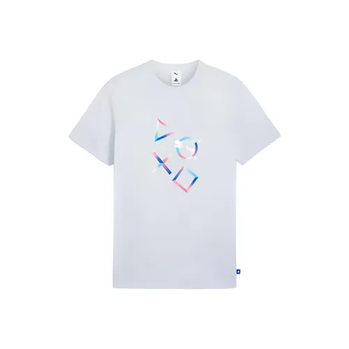 PUMA X PLAYSTATION T-Shirt Унисекс Туманный Серебряный
