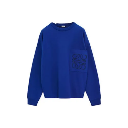 LOEWE FW24 Свитшот Мужской Синий