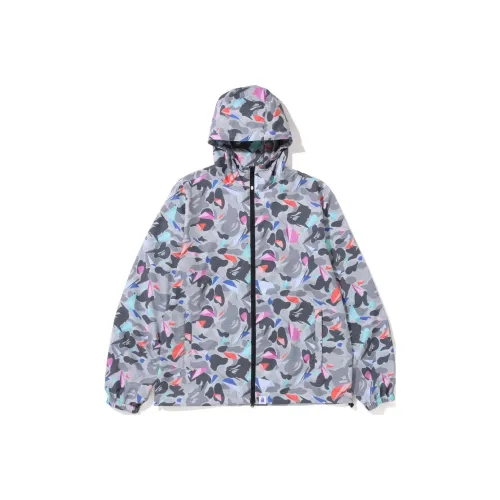 A BATHING APE BAPE совместный бренд Серый Мужской Куртки