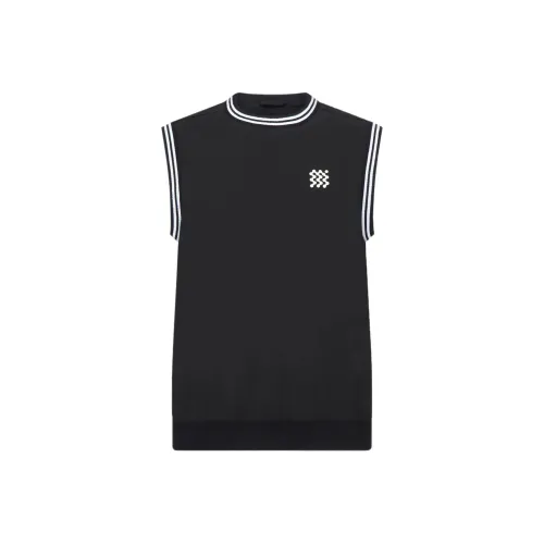 MANORS GOLF APPAREL Мужские черные майки