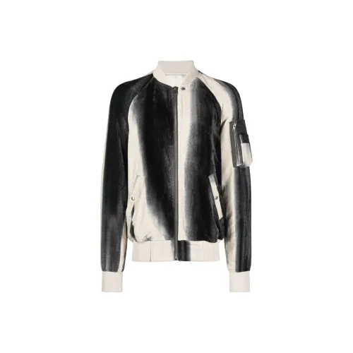 RICK OWENS совместный бренд Черный/Белый Мужские Куртки