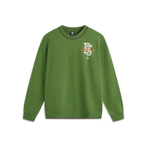 LINING Зеленый Мужской Свитшот