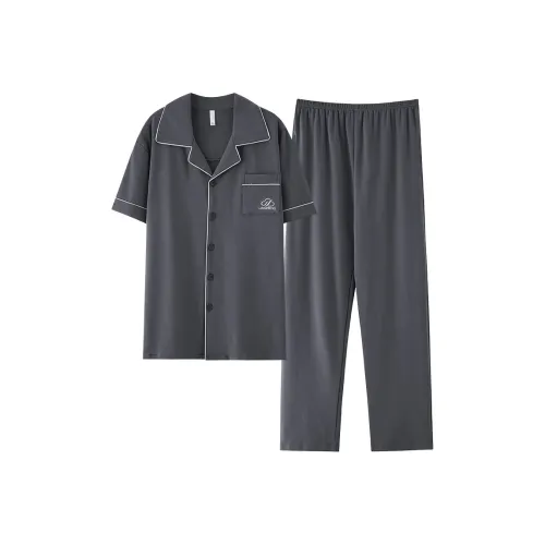 MIIOW Cool One Summer Series Пижамный комплект Мужской Темно-серый