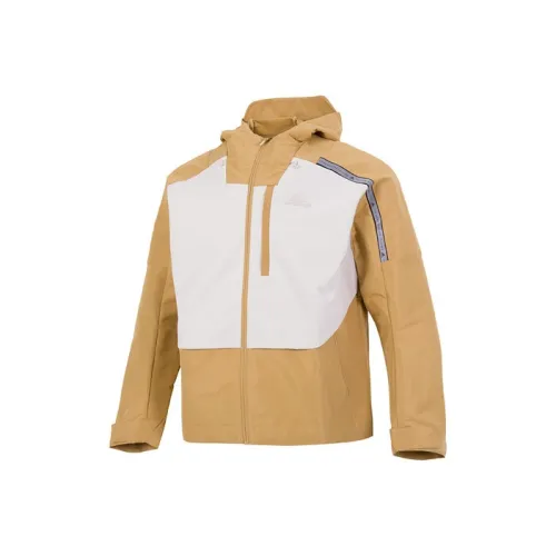 Adidas Коричневый Желтый Мужская Куртка