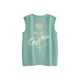 Аква Зеленый (Любимый Шип Логотип на груди _Y Большой Любимый Шип Логотип на спине)