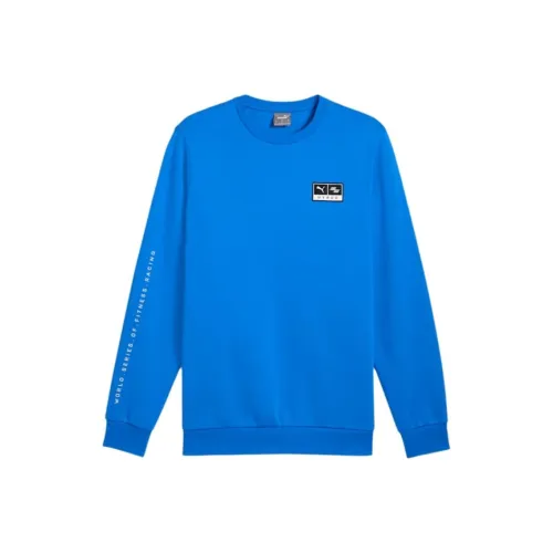 PUMA HYROXgraphic FW24 Толстовка Мужской Синий