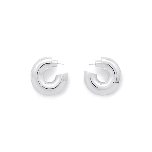 COS Переработанные Серьги с Крепкой Подкладкой Женские Серебряные