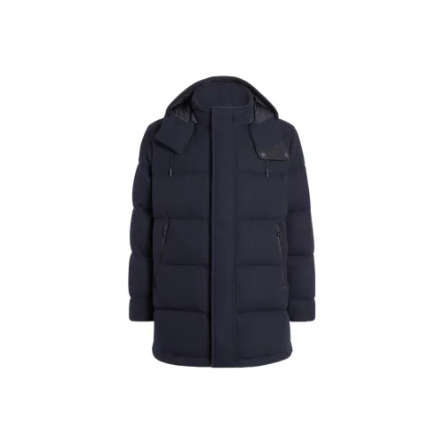 Ermenegildo Zegna Мужские куртки морского синего цвета