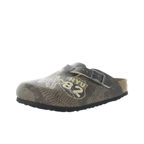 Биркенсток Бостон KINDER Домашние тапочки Женские Зеленый