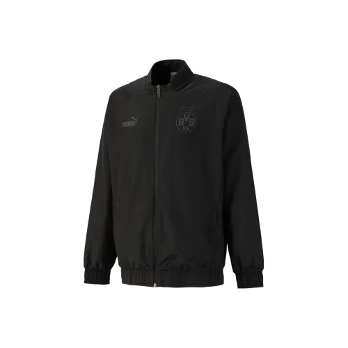 PUMA BVB PREMATCH Черные Мужские Куртки