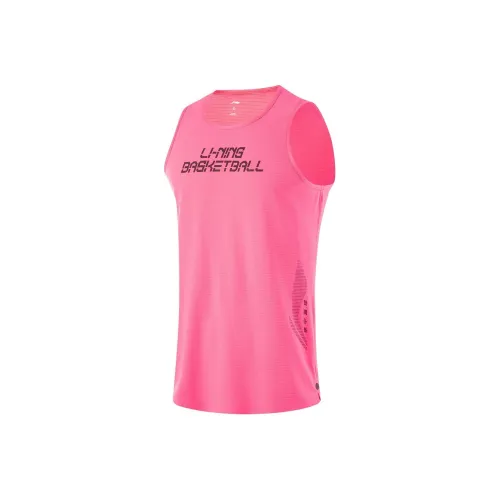 Подкладка Basketball Collection Майка Мужская Флуоресцентная Лотосово-Розовая