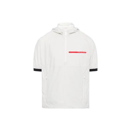 PRADA Экрю Мужские Куртки