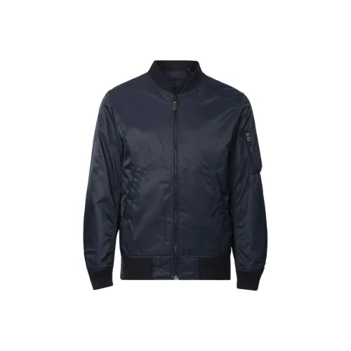 UNIQLO Темно-синие мужские куртки