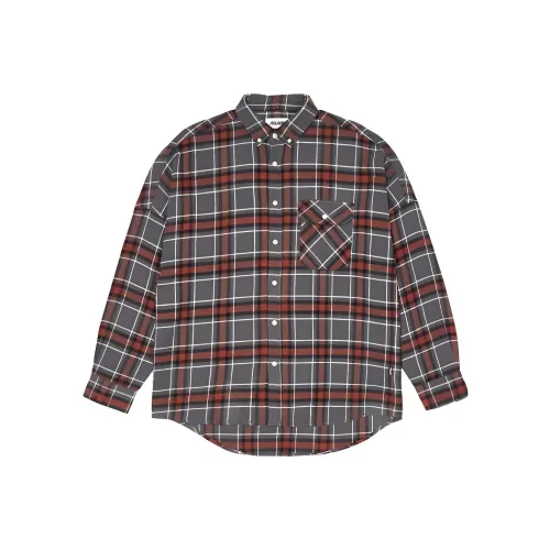 Дворцовый красно-серый мужской рубашки