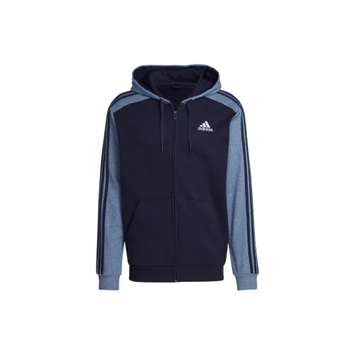 Adidas Темно-синие мужские куртки