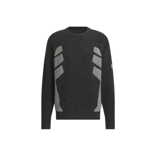 Adidas FW24 Трикотаж Мужской Угольный Черный