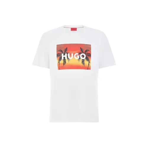 Hugo Boss SS23 T Рубашка Мужская Белая