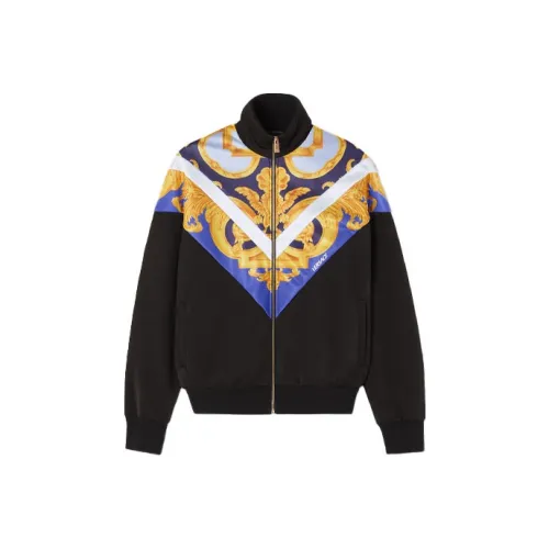 VERSACE SS23 Куртки и Пальто Мужской Черный