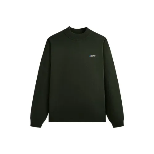 KITH x BMW FW24 Трикотаж Мужской Темно-зеленый