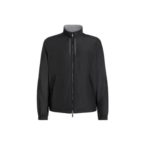 Ermenegildo Zegna Черные Мужские Куртки