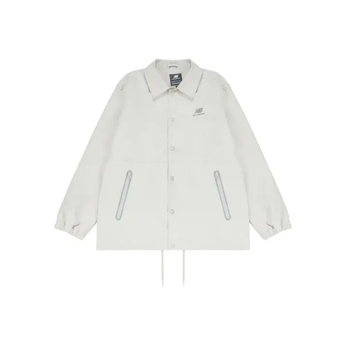 New Balance совместная куртка Осенний унисекс Белый