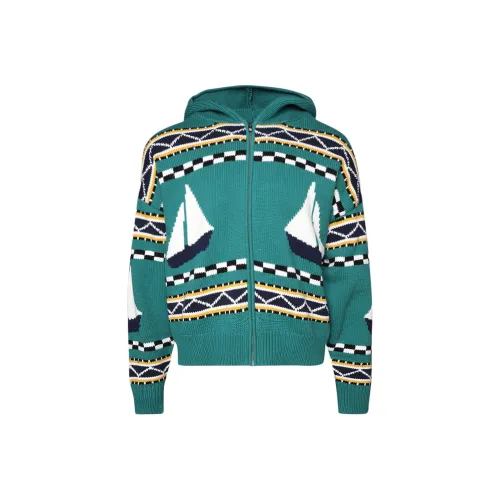 RHUDE Трикотаж Мужской Изумрудно-Зеленый