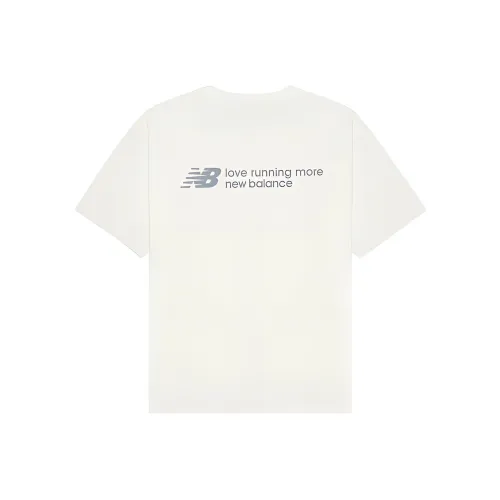 New Balance совместная белая мужская футболка T