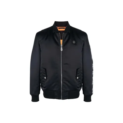 PHILIPP PLEIN Мужские черные куртки