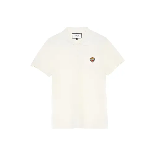 Ed Hardy Classic Series Мужская Поло из цвета Айвори