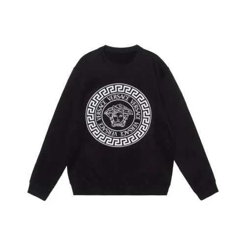 VERSACE SS24 Свитшот Мужской Черный