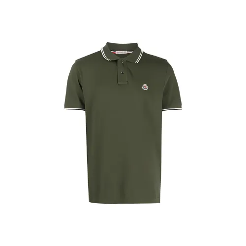 MONCLER Зеленая Мужская Поло